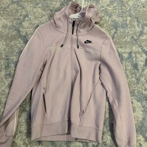 Light pink Nike zip up size xs